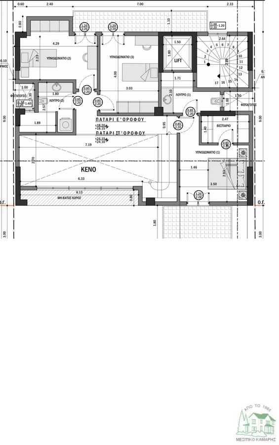 (Продажа) Жилая Апартаменты на целый этаж || Пиреи/Кератсини - 160 кв.м, 3 Спальня/и, 410.000€ 