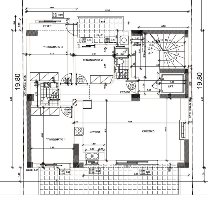 (Verkauf) Wohnung/Residenz Etagenwohnung  || Piraias/Keratsini - 95 m², 3 Schlafzimmer, 260.000€ 