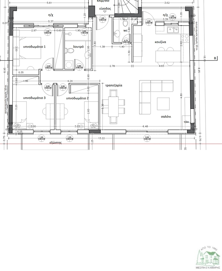 (Продажа) Жилая Апартаменты на целый этаж || Пиреи/Кератсини - 105 кв.м, 3 Спальня/и, 325.000€ 